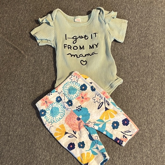 Carter’s Girl Pants, 2-Pc - Picture 2 of 4